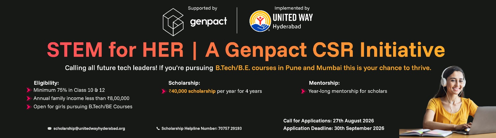 Scholarship Banner